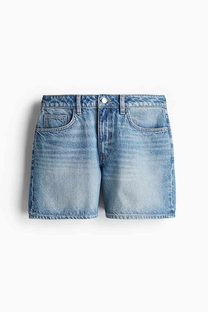 High Denim Shorts