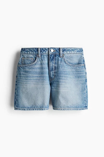 High Denim Shorts