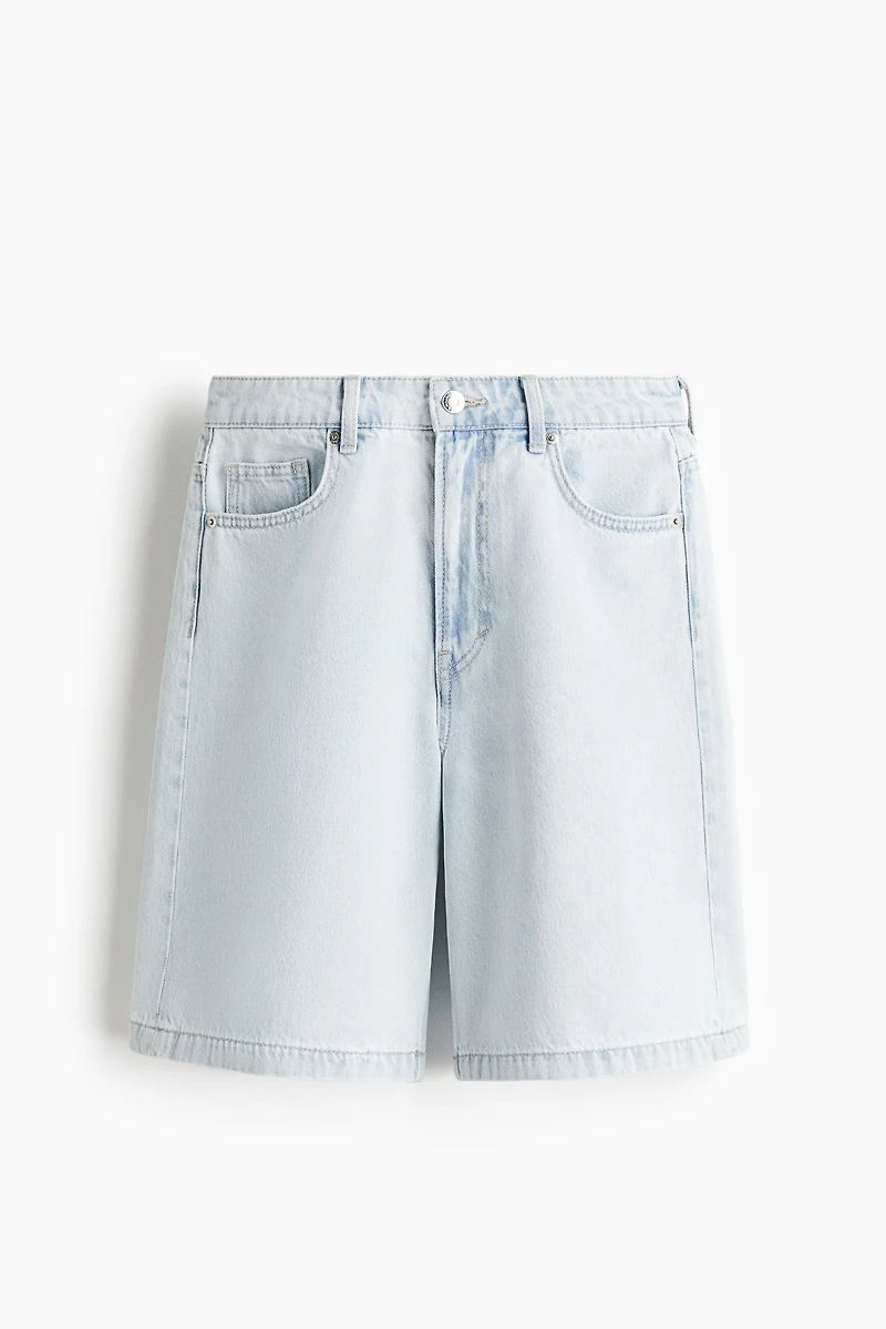 Denim Bermuda Shorts