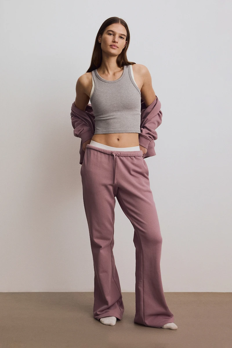 Flared Sports Sweatpants