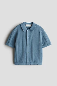 Textured-Knit Shirt
