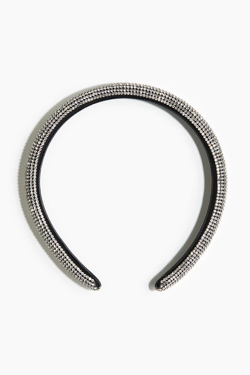 Rhinestone-Embellished Hairband