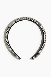 Rhinestone-Embellished Hairband