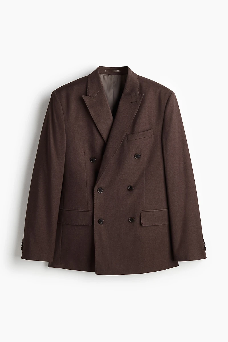 Regular-Fit Double-Breasted Jacket