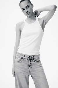 Barrel Regular Waist Jeans