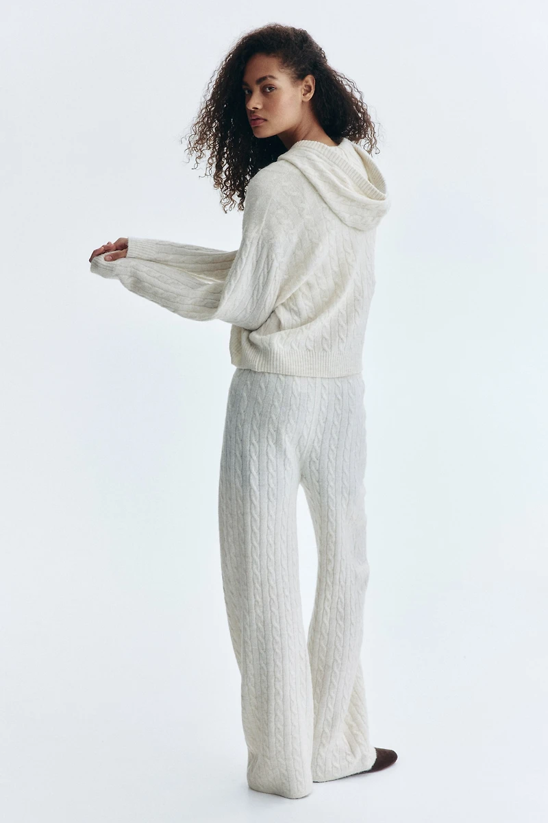 Cable-Knit Pants
