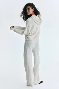 Cable-Knit Pants