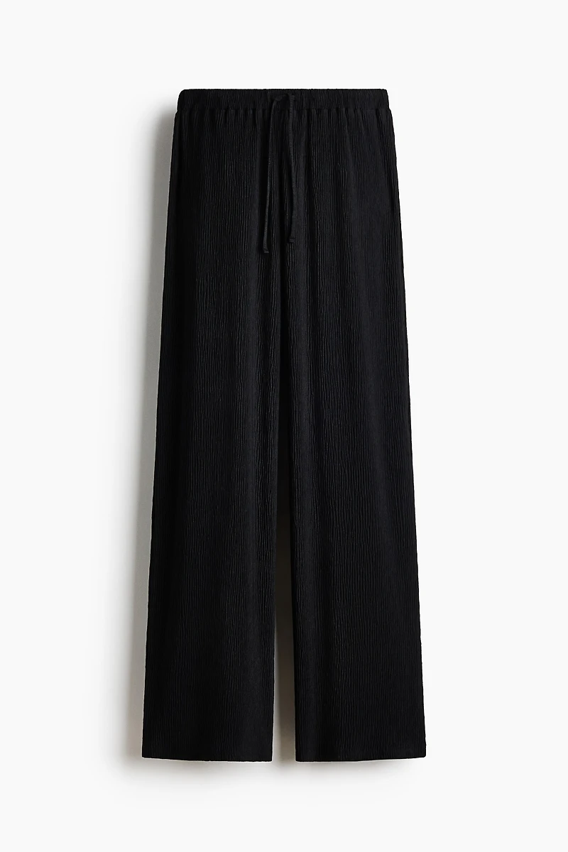Crinkled Drawstring Pants