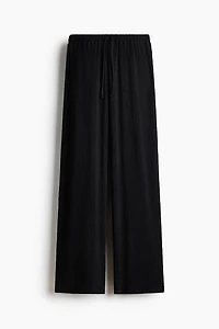 Crinkled Drawstring Pants