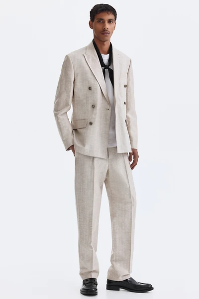 Veste classique à fermeture double boutonnage