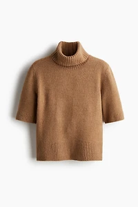 Knit Turtleneck Top