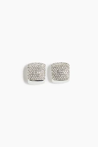 Rhinestone Hoop Earrings