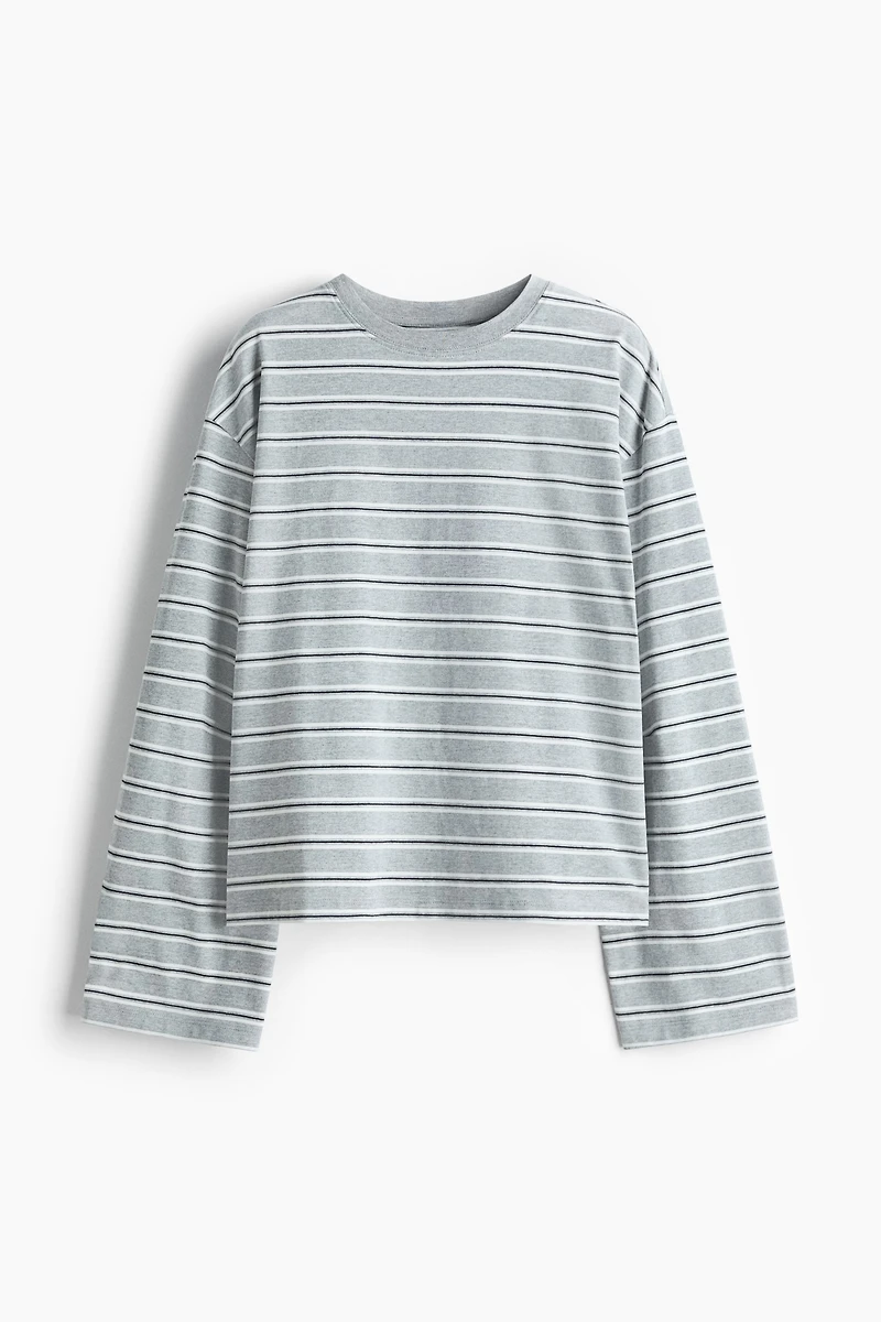 Long-Sleeved Cotton Top