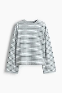 Long-Sleeved Cotton Top