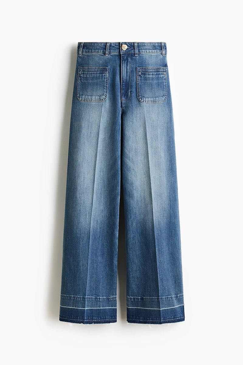 Wide High Jeans