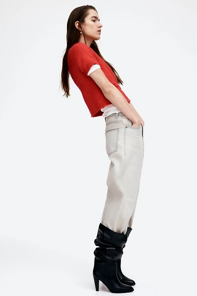 Short-Sleeved Cardigan