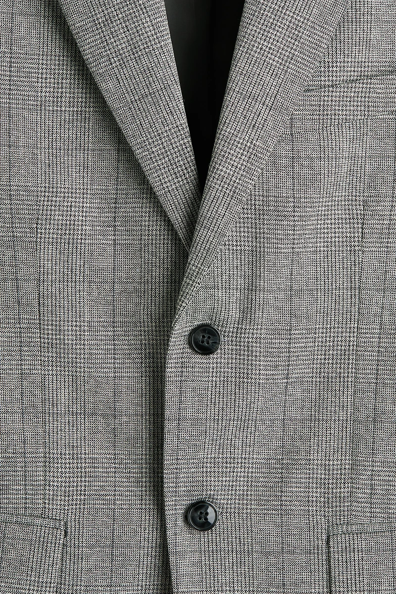 Regular-Fit Single-Breasted Jacket