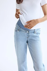 MAMA Straight Ankle Jeans