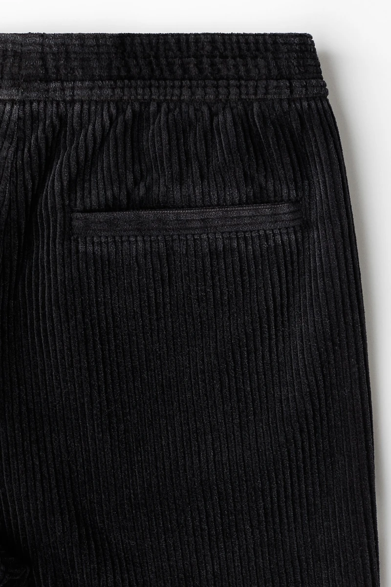 Loose-Fit Corduroy Shorts