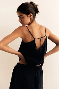Linen-Blend Camisole Top