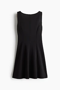 Low-Back Jersey Dress