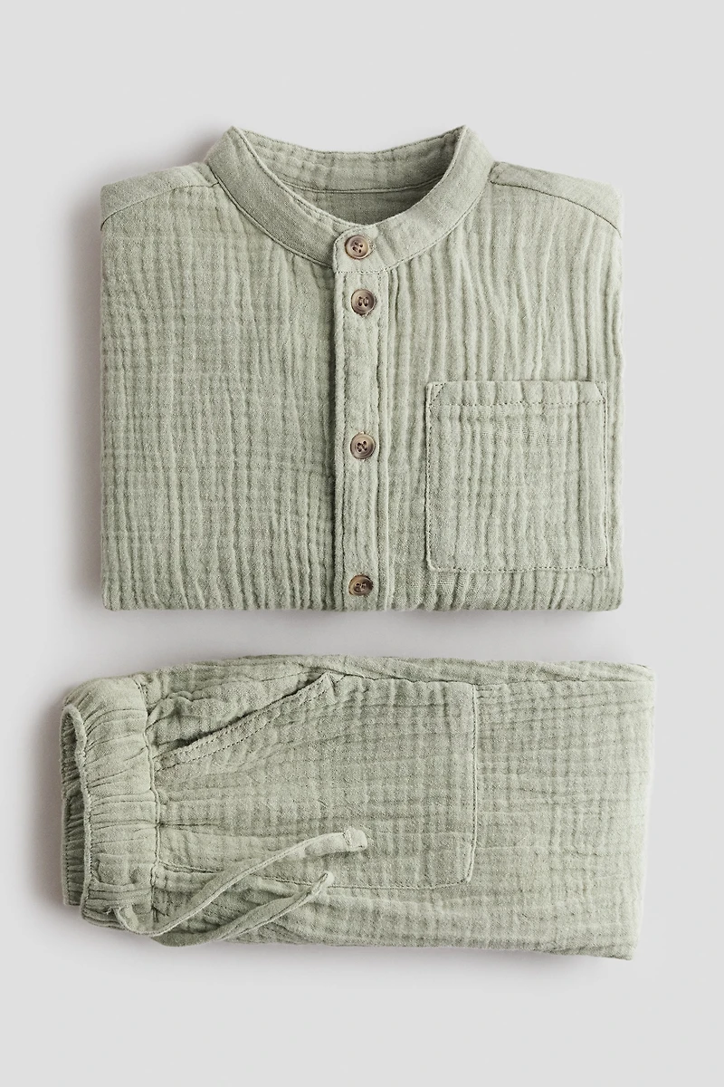 2-piece Cotton Muslin Set