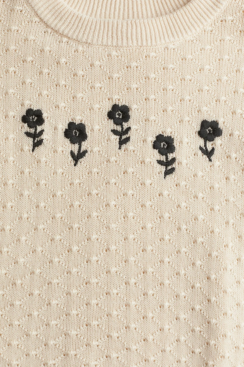 Chandail en coton à motif