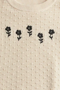 Chandail en coton à motif