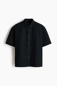 Relaxed-Fit Linen-Blend Shirt
