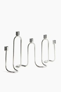Wavy Metal Candelabra
