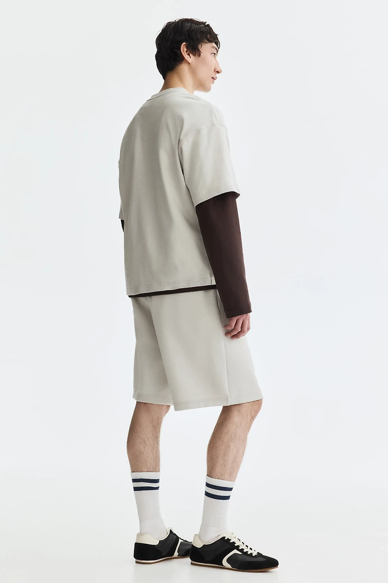 Relaxed-Fit Interlock Shorts