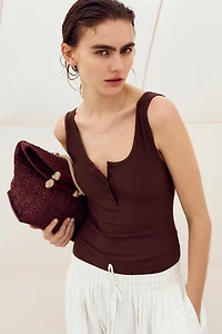 Ribbed Thong Bodysuit