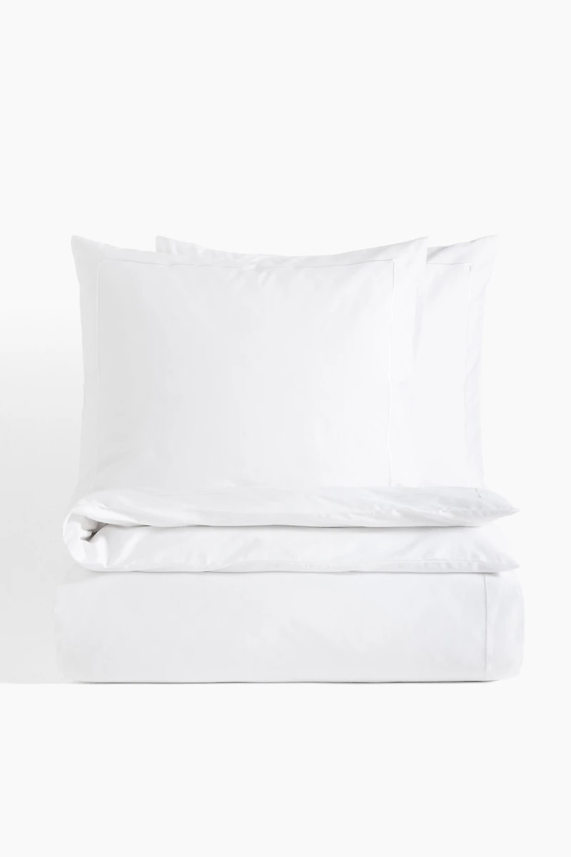 Housse de couette TG lit double en satin coton
