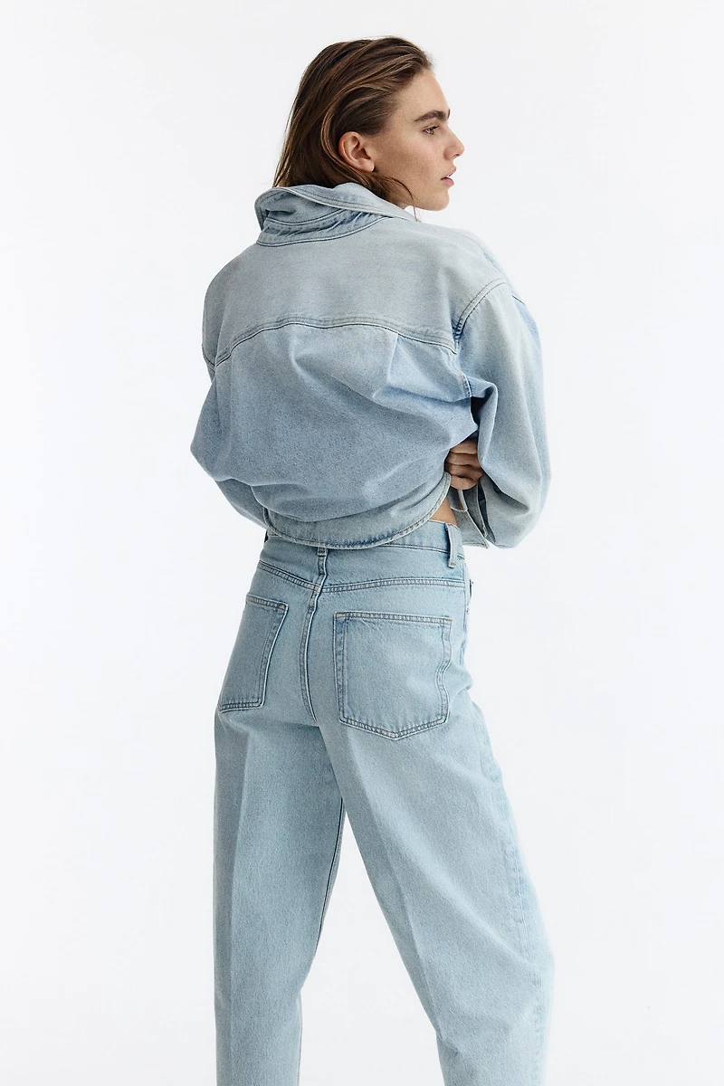 Barrel High Ankle Jeans