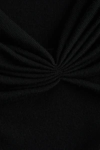 Draped Viscose-Blend Top