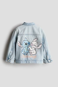 Printed Denim Jacket