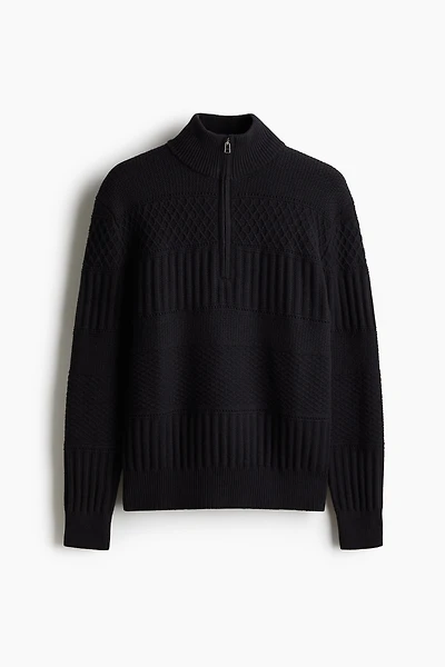 Regular-Fit Pattern-Knit Sweater