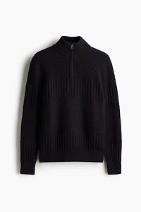 Regular-Fit Pattern-Knit Sweater