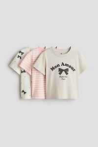 3-Pack Printed T-Shirts