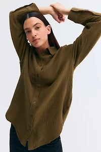 MAMA Before & After Muslin Shirt