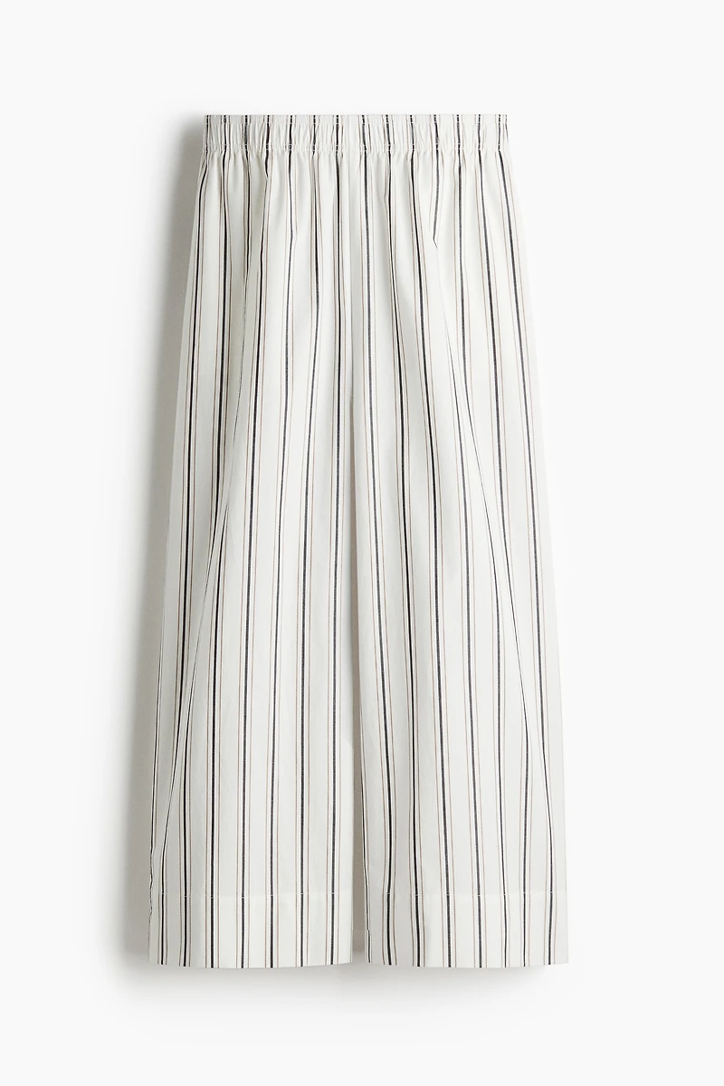 Ankle-Length Cotton Pants