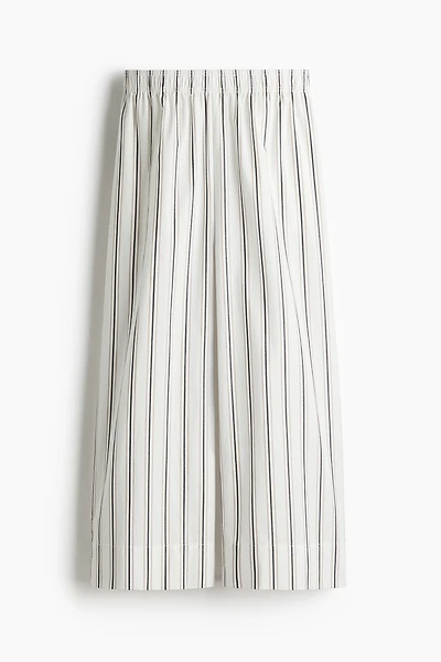 Ankle-Length Cotton Pants