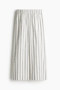 Ankle-Length Cotton Pants