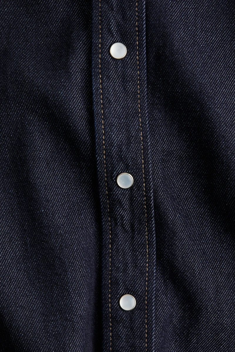 Chemise en denim doux comme la plume