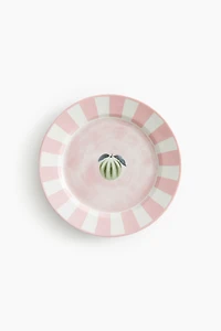 Medium-Sized Porcelain Plate with Motif