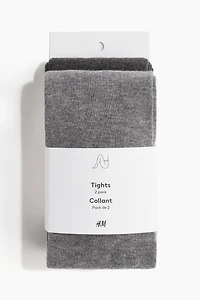 2-pack Fine-knit Tights