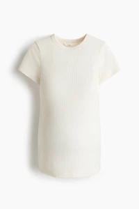 MAMA Ribbed Jersey T-Shirt