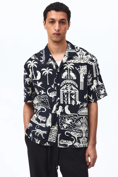 Relaxed-Fit Printed Resort Shirt