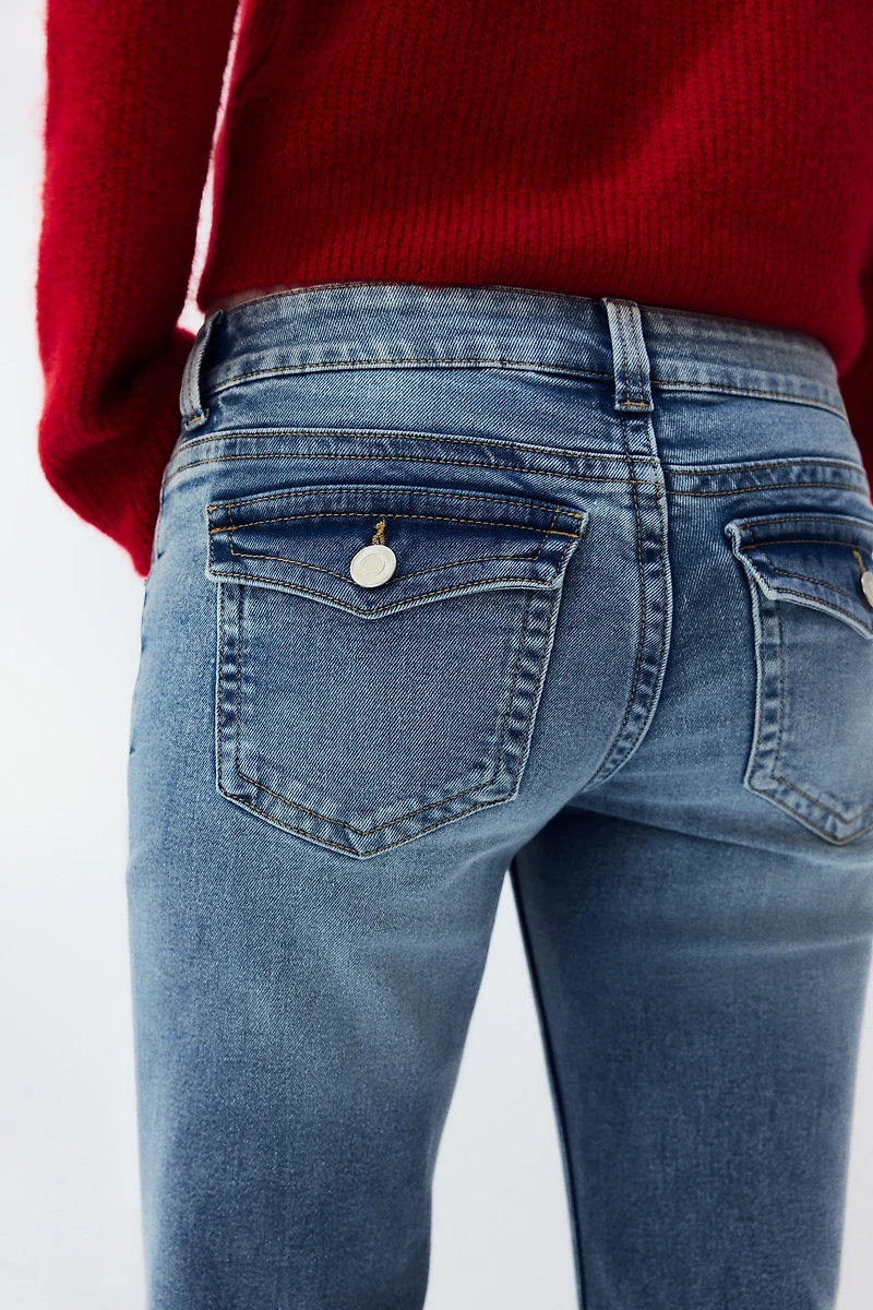 Flared Low Jeans