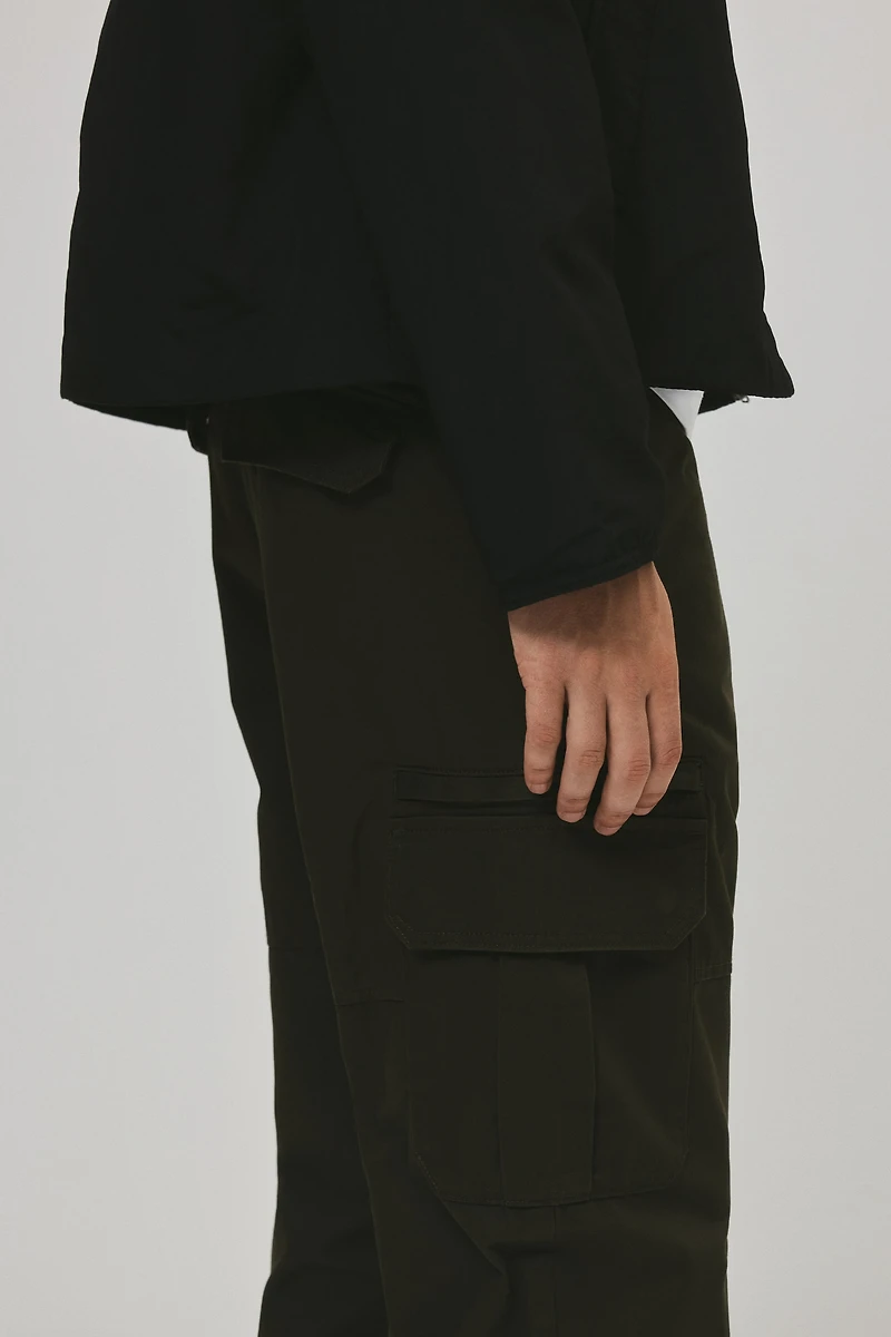 Regular-Fit Twill Cargo Pants